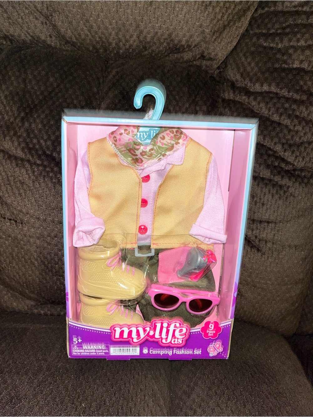 My life Yellow & Pink Camping Fashion Set. 9 pc